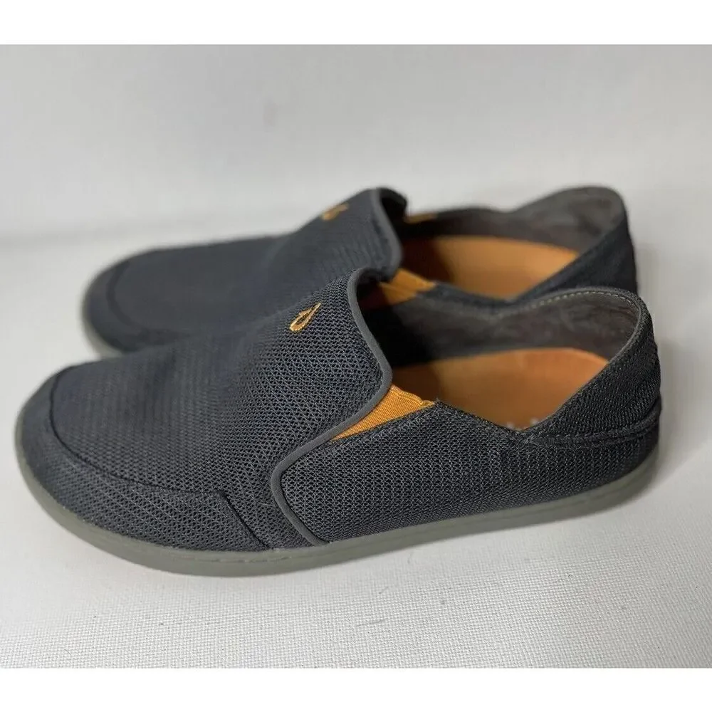 Olukai Nohea Mesh Blue Mens Size 8 Slip on Casual Shoes